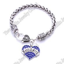 Letters  MUM/ NANA/NAVY MOM/NAVY/NIECE/NAVY WIFE  Bracelet For Women bracel