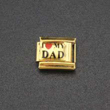 9mm Width Original Daisy Love Angle Flower Dad Mom Heart Love Butterfly Cha