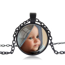 PERSONALIZED Photo Pendant Custom Necklace Photo of Your Baby Child Mom Dad