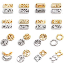 20pcs/lot Free shipping DIY Letter MOM Charms Fashion Silver Plated Charms