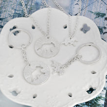 Miss Zoe Hollow MAMA BEAR BABY BEAR Mother Child Pendant Necklace Keychain