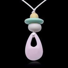 Free Shipping Bohemia Silicone Teething Necklace with Silicone Jewelry   Si