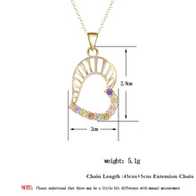 Todorova Hot Sale Heart Necklace Austria Crystal Pendant Chain Necklace Zir