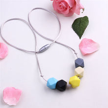 Food Grade Silicone Baby Necklaces Teething Necklace For Kids/Sensory Hexag