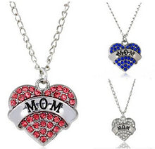 Christmas Mom Teachers' Day Family Member Jewelry Gift Women Lady Clear Blu