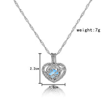 Wholesale Best MOM Luminous Necklace Heart Shape Pendant Choker Glowing Nec