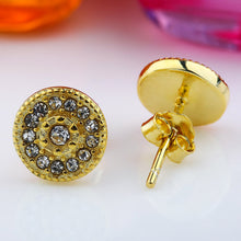 GAGAFEEL 925 Sterling Silver Stud Pending  Earrings For Women Round Gold No