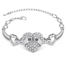 New Best Friends Bracelets Women Sister Mom Hope Letters Bracelet Silver Cr