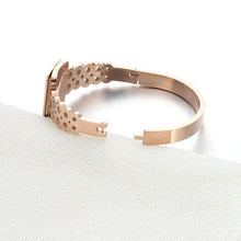 New Stainless Steel Bracelet Bangles Gold Silver Rose Gold Opening Cuff Ban