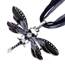 YYW Hot Sale Women Mom Colorful Enamel Dragonfly Pendant Choker Necklace Ri