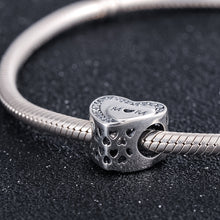 ANFASNI New Arrival 925 Sterling Silver Tribute to Mom, Clear CZ Beads Fit