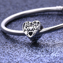 CODY COBY 925 Sterling Silver Best MOM Charms Fit Pandora Bracelet Unique D
