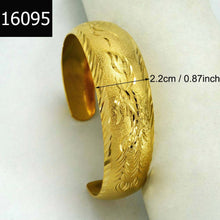 Anniyo ONLY ONE PIECE / Africa Bangles for Women Gold Color Dubai Jewelry E