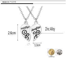 Mother Daughter Necklaces Pendants Statement Jewelry Heart Pendant Necklace