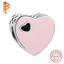 European 925 Sterling Silver Love Hearts Beads Crystal MOM BOW KNOT Charms