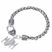 Skyrim aliexpress trending crystals football mom charm bracelet jewelry on