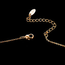 Water Drop Leaves Crystal Pendants & AAA Cubic Zirconia Necklaces Link Chai