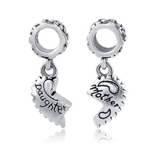 New Authentic 925 Sterling Silver Charm Beads Love Mom Forever Best Friends