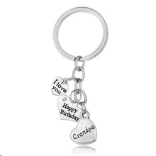 Love Heart Mom Dad Aunt Grandma Sister Keyring Happy Birthday Gifts Family