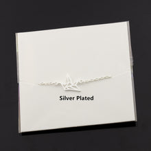 Minimal Paper Crane Bracelets Women Boho Jewelry Feminina Stainless Steel C