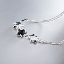 SILVERAGE Real 925 Sterling Silver Star Bracelet for Women Fine Jewelry Thr