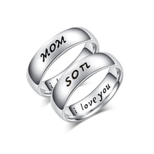 EVBEA Custom Mom and Daughter Ring I Love You For Mother' Day Gift Size 6 7