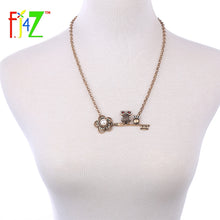 New arrival party statement vintage necklace Fashion elegant owl mom and ki