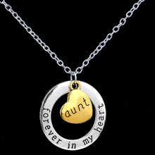 XIAOJINGLING Fashion Long Necklace Family Gift For Grandpa Dad Mom Sister T