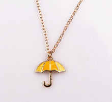How I Met Your Mother Umbrella Yellow Blue French Horn Pendant Necklace For