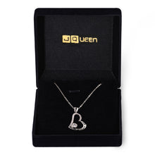I Love You Mom Personalized Name Necklace 925 Sterling Silver Heart Pendant