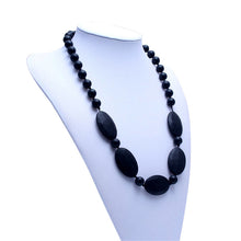 BPA free Soft beads necklace Food grade Silicone teething necklace infant t