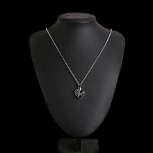 2017 New Black Memorial Mom Heart Cremation Necklace Ashes Urn Locket Penda