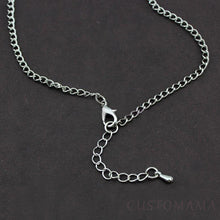 Custom  Cheer Gymnastics Megaphone Cheerleader Mom Pendant Necklaces Silver