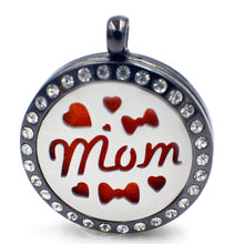 XX01 Stainless Steel Aromatherapy Diffuser "MOM"Locket Floating perfume loc