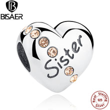 925 Sterling Silver Mother Mom Dad Daughter Sister Beads Fit Pandora Origin