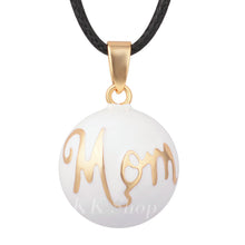 Eudora Meixcan Bola Necklace Mommy's Gift Logo Mom Copper Metal Angel Calle