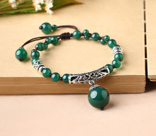 Pure Handmade Original Design Ethnic Green Bracelet Vintage Jewelry Chinese