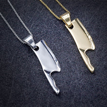 Fathers Day Gift Mens Kitchen Knife Jewelry Pendant Best Gift For The Dad T