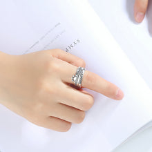 Classic 925 Sterling Silver Ring Jewelry Selfless Mom Ring for Mother Gift-