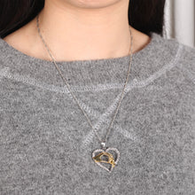 eejart  mother baby heart pendant mom daughter son child family love Cubic