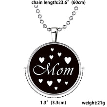 REACITY PEIAO Glowing necklace Glow in the Dark Pendant Necklace Stainless
