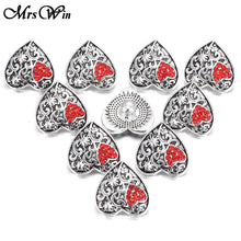 10pcs/lot New Snap Jewelry Crystal Mother Mom Snap Buttons fit 18mm Snap Br