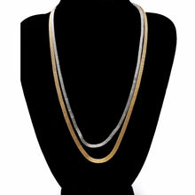 2017 Trendy Stainless Steel Grid Cuban Link Chain Choker Necklace for Women