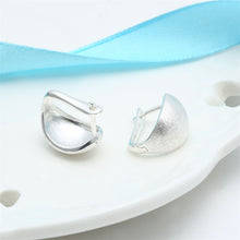 Classical Style 925 Silver Earrings for Women Elegant Silver Small Hoop Ear