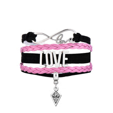 Skyrim Love & Single/ Special/ Super Mom Charm Multilayer Braided Wrap Leat