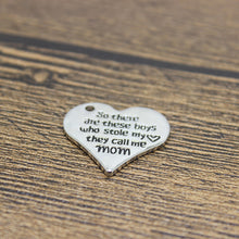 8pcs/ Heart charm Alloy plating white k 25mm So there are these boys who st